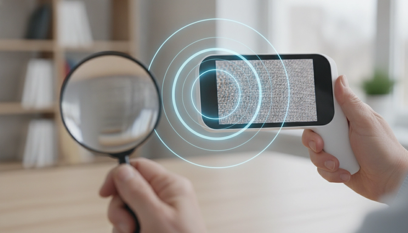 Loupe numérique avec technologie autofocus pour malvoyant en utilisation pratique