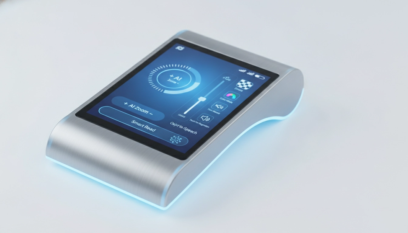 Loupe numérique avec interface d'innovation grossissement adaptative par intelligence artificielle