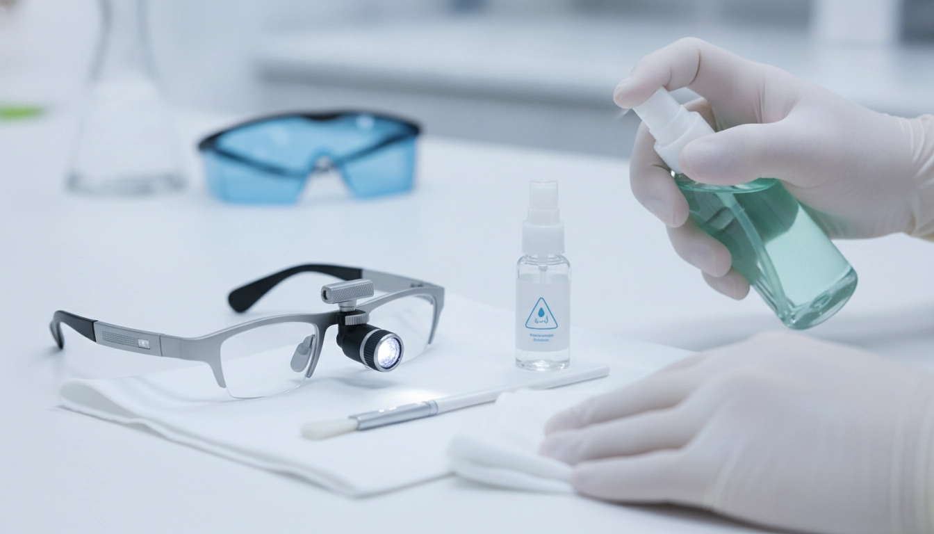 Guide complet pour nettoyer une loupe optique avec un chiffon microfibre et une solution adaptée
