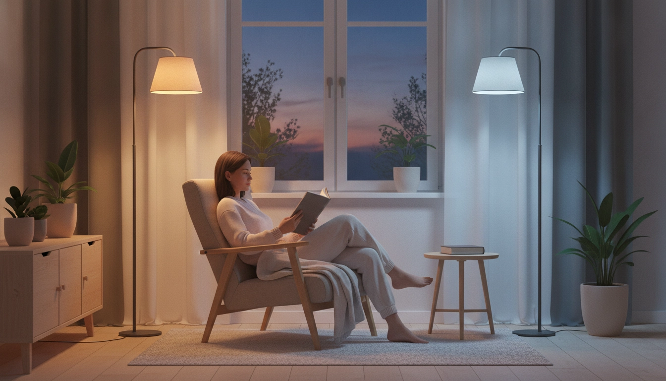 Lampe de lecture idéale avec température de couleur chaude pour un confort visuel optimal