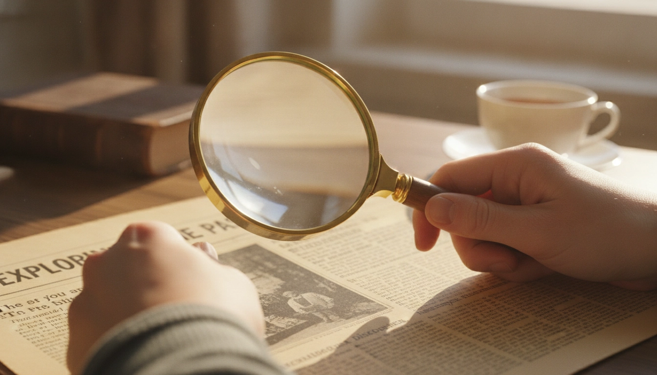 Exemple concret montrant comment utiliser une loupe à main pour malvoyant sans fatigue visuelle en optimisant la distance.